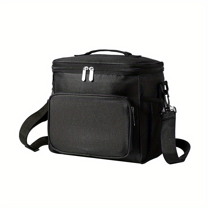 Bento 4 Container Lunch Box Set With Elastic Leakproof Strap For Picnics  And Travel Durable Nylon, Dur Durables, Black From Tingfagdao, $6.36