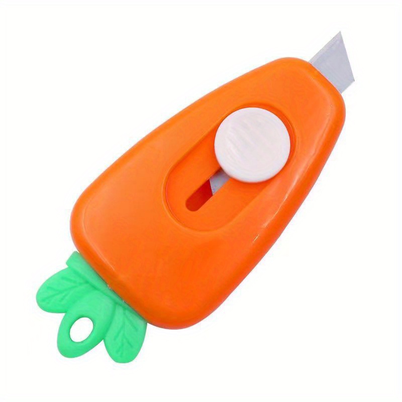 1pcs Box cutter, cute carrot shape, portable box cutter, express