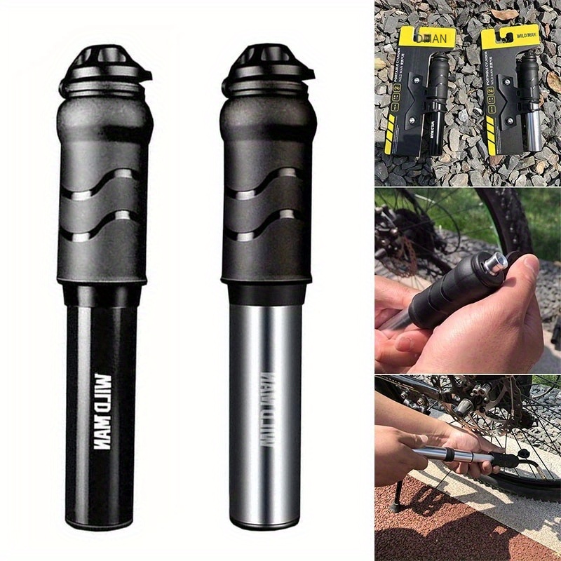 Mini bomba de aleación para bicicleta, bomba de aire portátil, bomba de  aire para bicicleta de montaña, accesorios para MTB, válvula Schrader  Presta 1