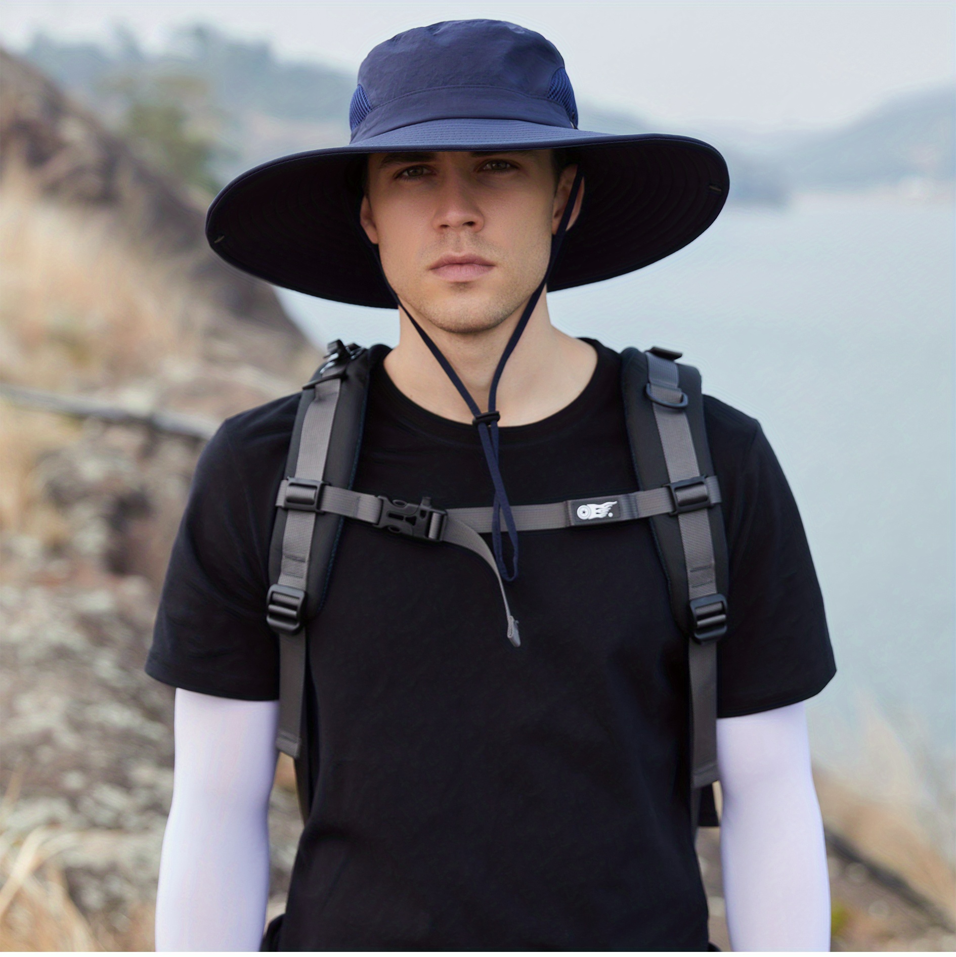 Bucket Hat with Mesh Sides