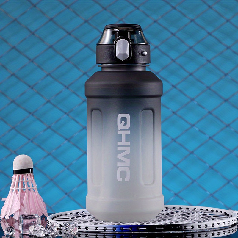 Leakproof Bpa free Water Bottle With Scale And Straw - Temu