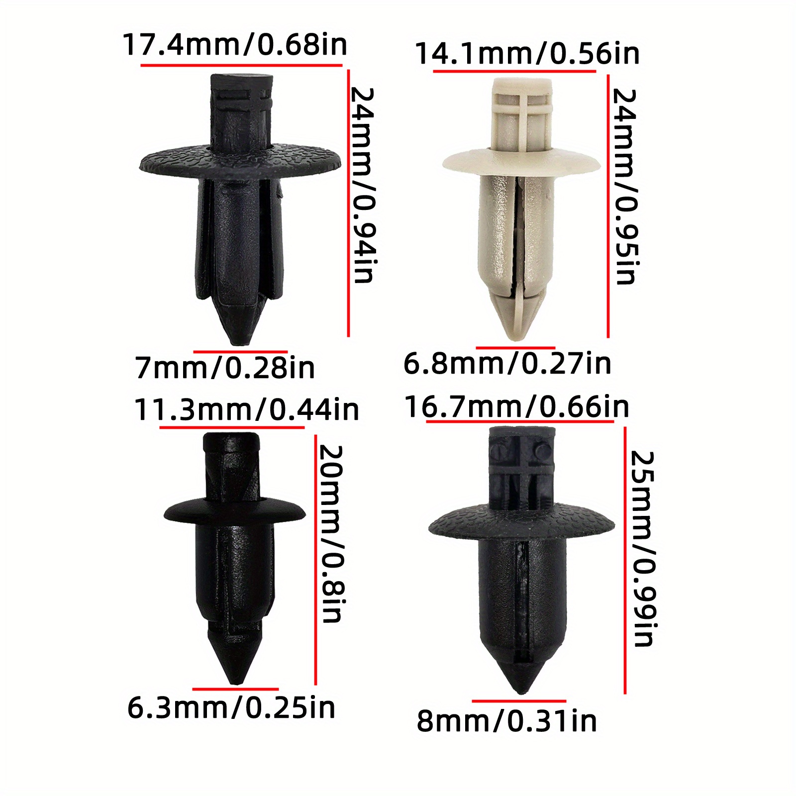 Plastic Fastener Clips Push Pin Fasteners For Gm Temu