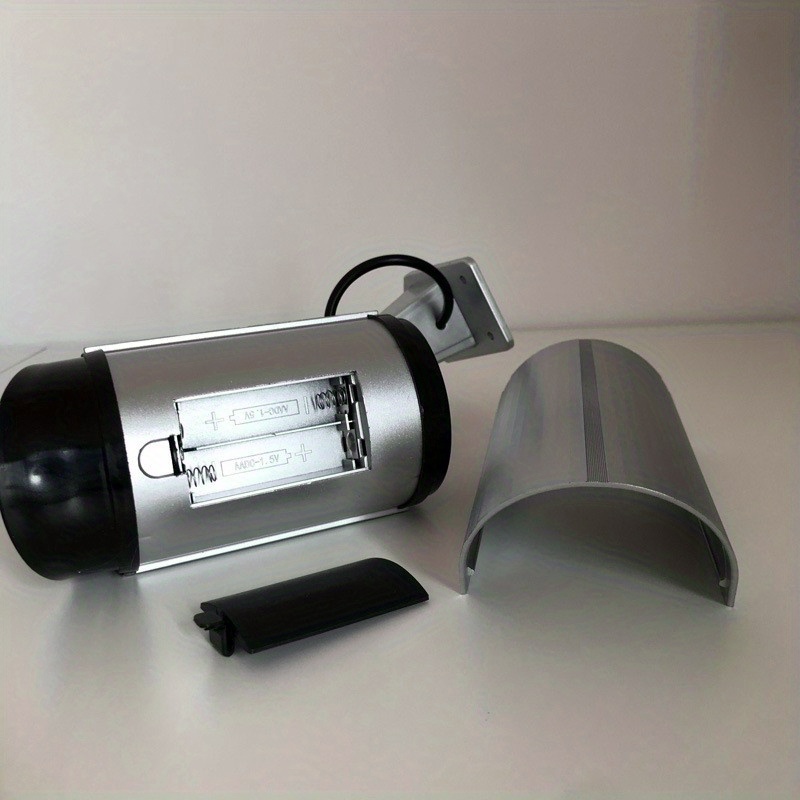 Fake Surveillance Fake Camera Gun Type With Light Flashing Simulation