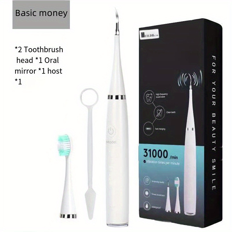 New Ultra Sonic Battery Model Electric Teeth Cleaner Tartar Removal