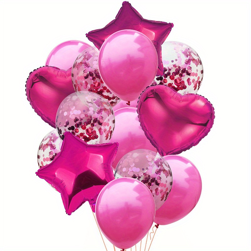 Hot Pink Heart Party Confetti