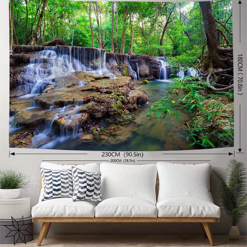 Forest Print Tapestry Wall Hanging for Home Decor