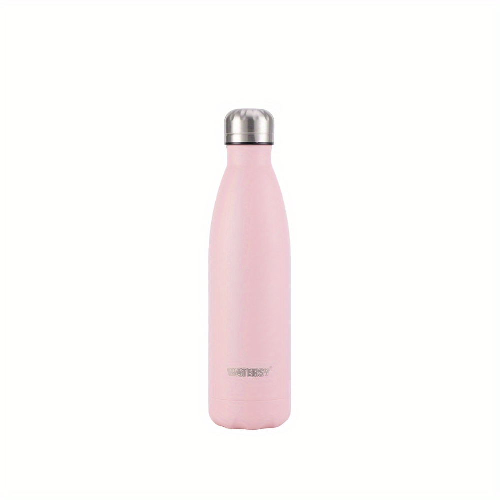 Ecco Joy - Botellas de agua reutilizables de acero inoxidable, botella de  agua aislada, termo suave al tacto, etiquetas para el cuello, botella de