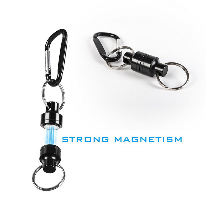 Strong Aluminum Keychain Magnet Quick Connect Release 