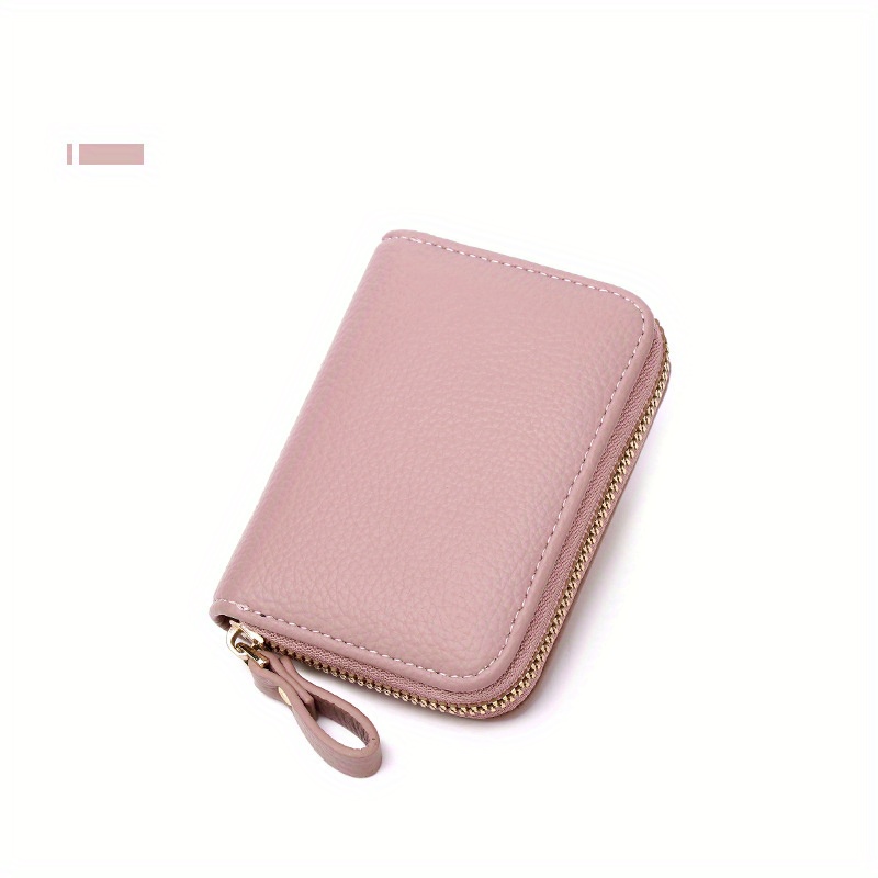 Men's RFID Blocking Card Bag Zipper Holder