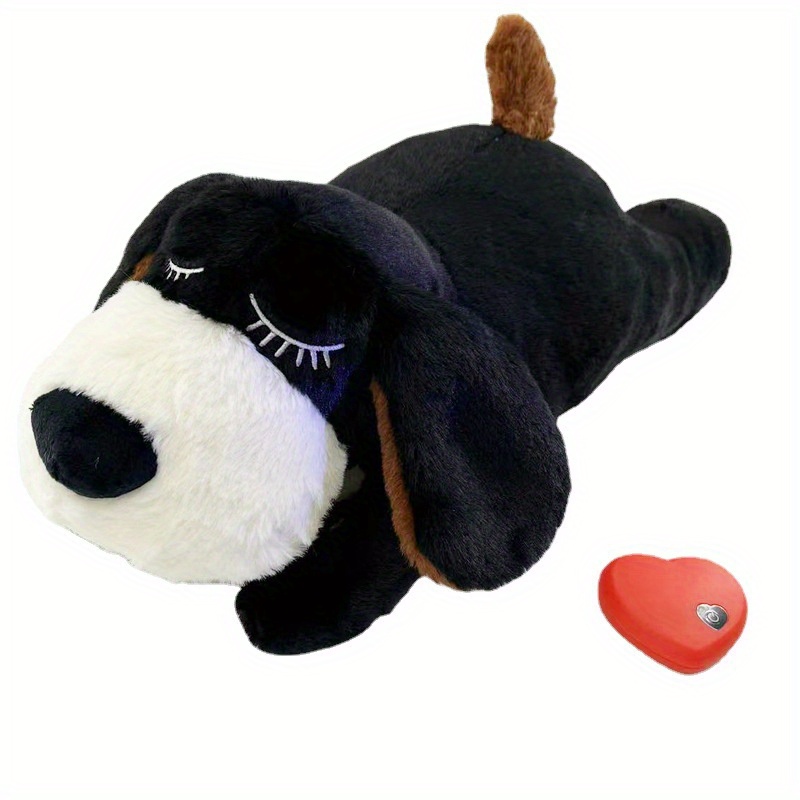 Soft Plush Christmas Heartbeat Toy For Anxiety Relief In - Temu