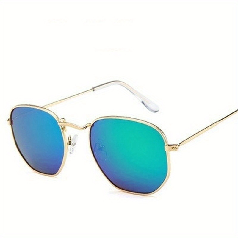 Square Metal Frame Fashion Sunglasses For Women Men Brand Designer Casual  Gradient Glasses For Driving Travel, Uv400 - Temu Bahrain