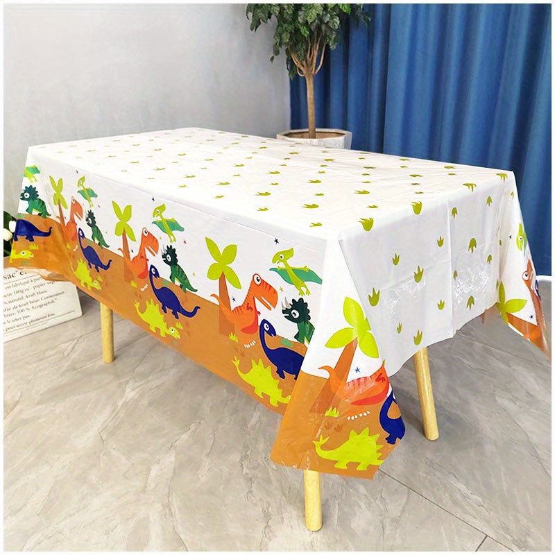 Erosebridal Toalha de mesa de dinossauro, toalha de mesa original para  meninos, toalhas de mesa de animal jurássico para crianças, adolescentes e  adultos, jogo americano de tecido lavável de dinossauro 3D para