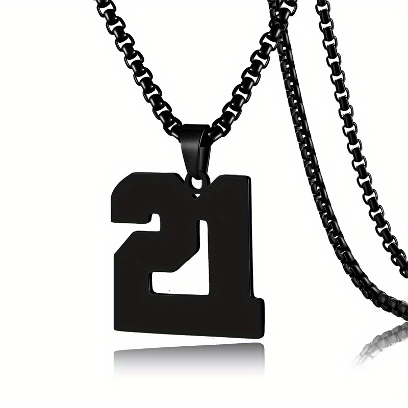 Number 12 Necklace - Jersey Number Pendant - Sports Jewelry - Gift for Athletes