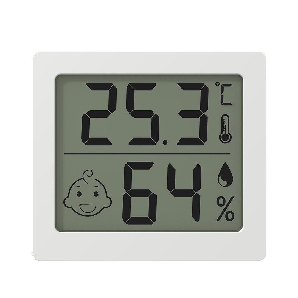 Mini Thermomètre D'Intérieur Hygromètre Numérique | Moniteur Précis  D'Humidité De La Température Pour La Chambre À Coucher, N[H4660]