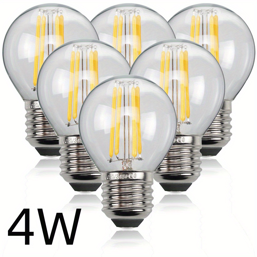 6pcs ampoules LED Edison ampoule rétro éclairage décoratif - Temu Belgium