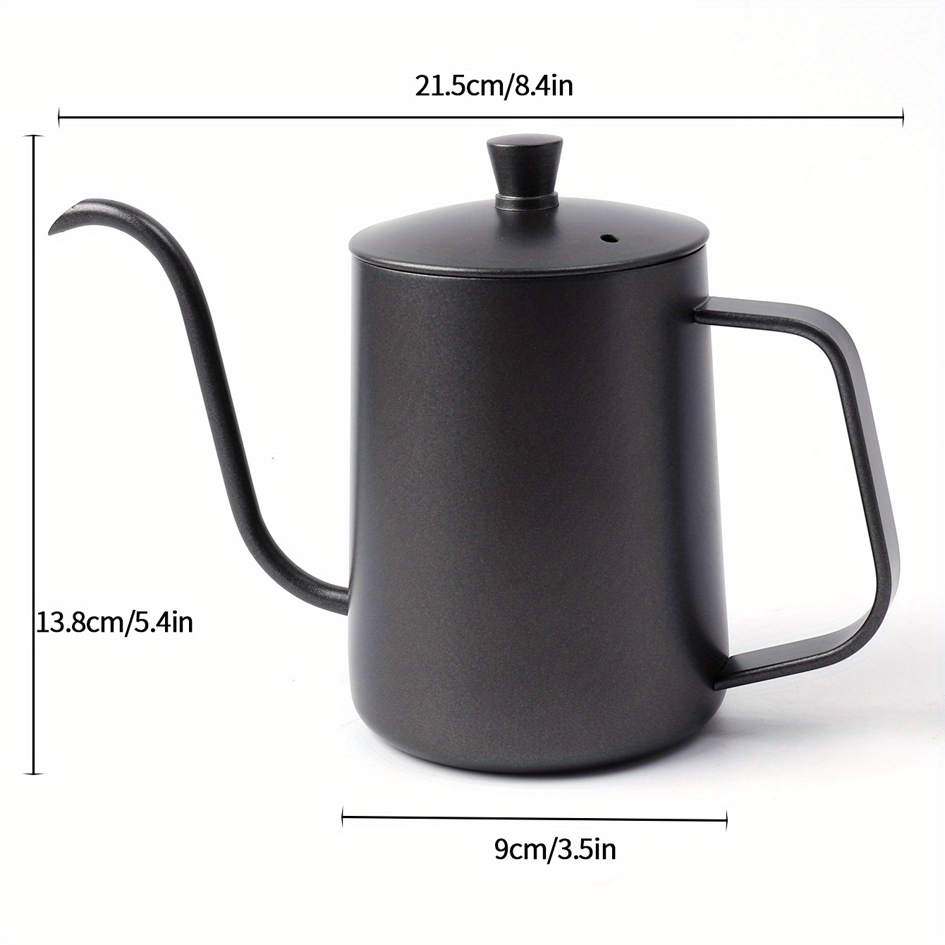 Hand-made Glass Gooseneck Hand Drip Coffee Pot Heat-resistant Glass Pour  Over Coffee Tea Kettle Maker For Cafe Barista Gas Stove - Temu Philippines