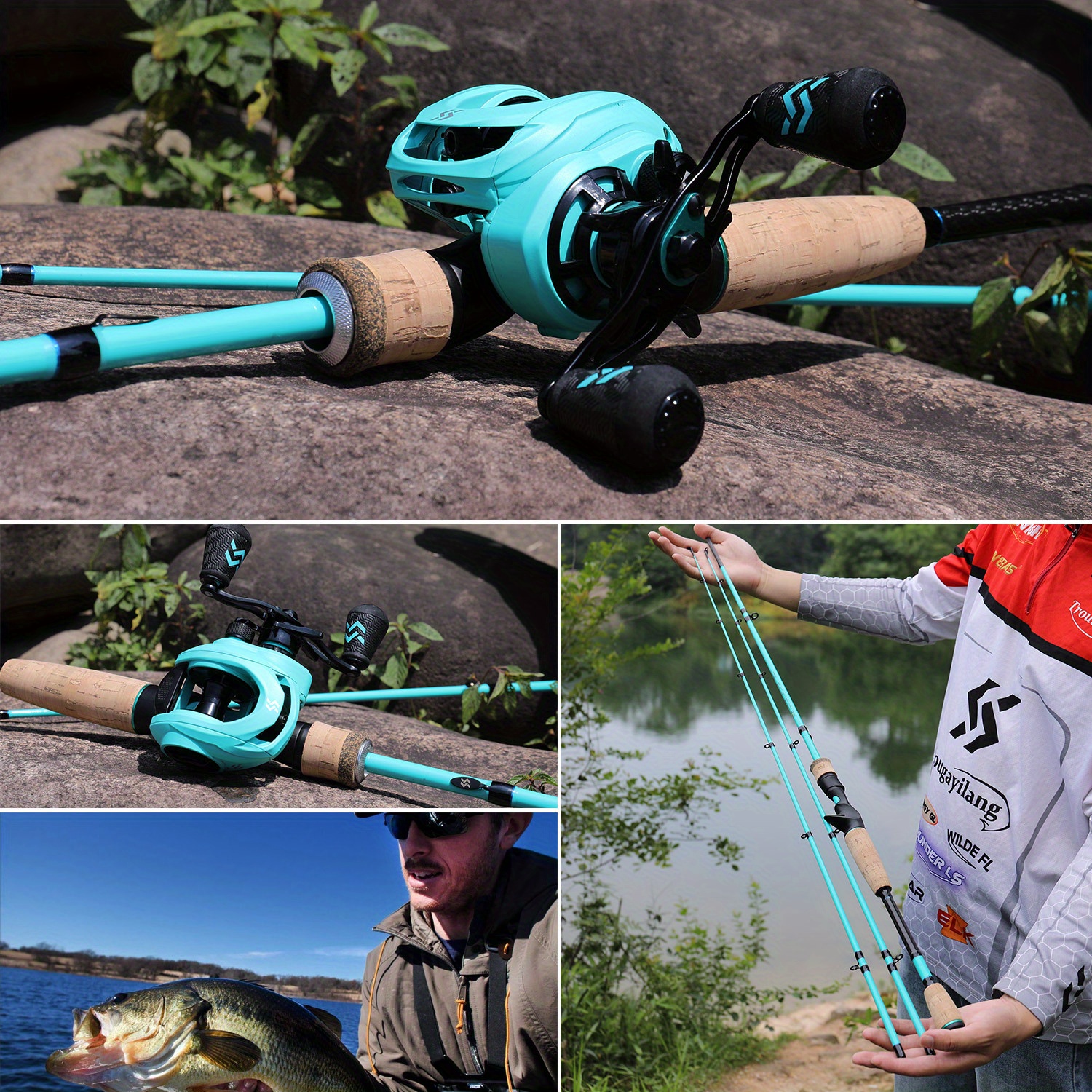 Casting Rod Bait Jig Rod Cañas De Pescar Surf Rod12ft/13ft/14ft