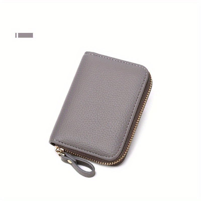 Men's RFID Blocking Card Bag Zipper Holder