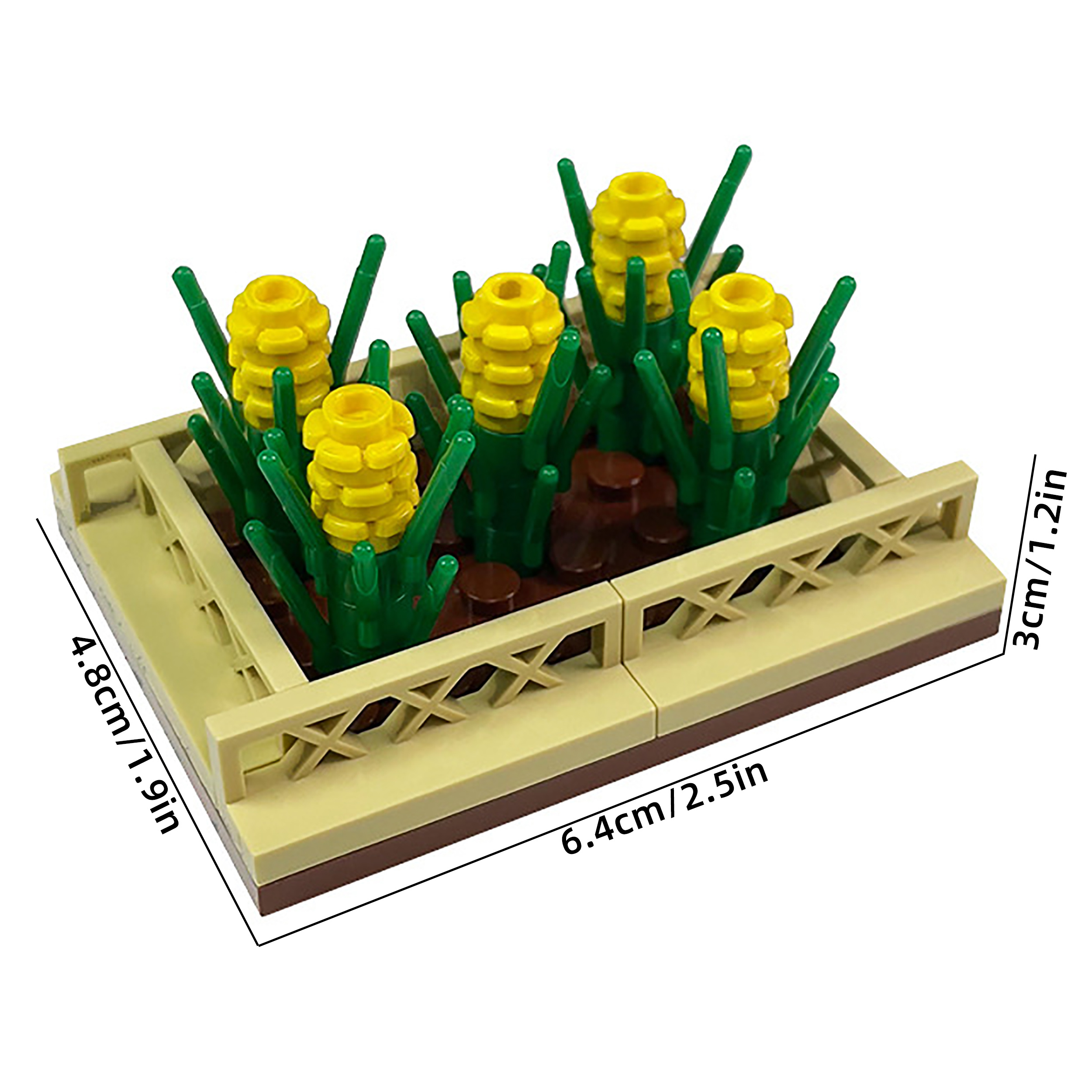 Botanical Garden Building Block Toys Sunflower Tulip Temu