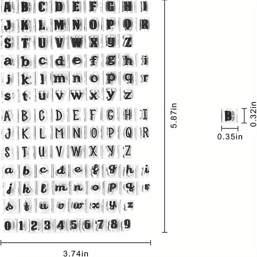 Alphabet / Lowercase tramline Sans Serif Font Letter Stamp