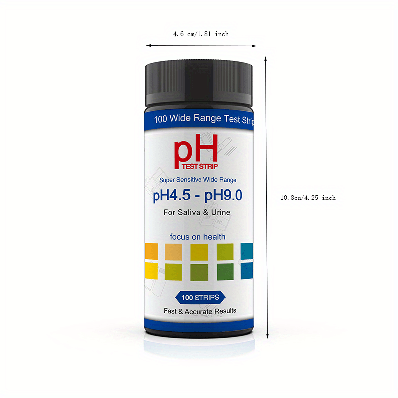 Ph Test Strips For Urine Quality Test Salivary Ph Test Ph Temu