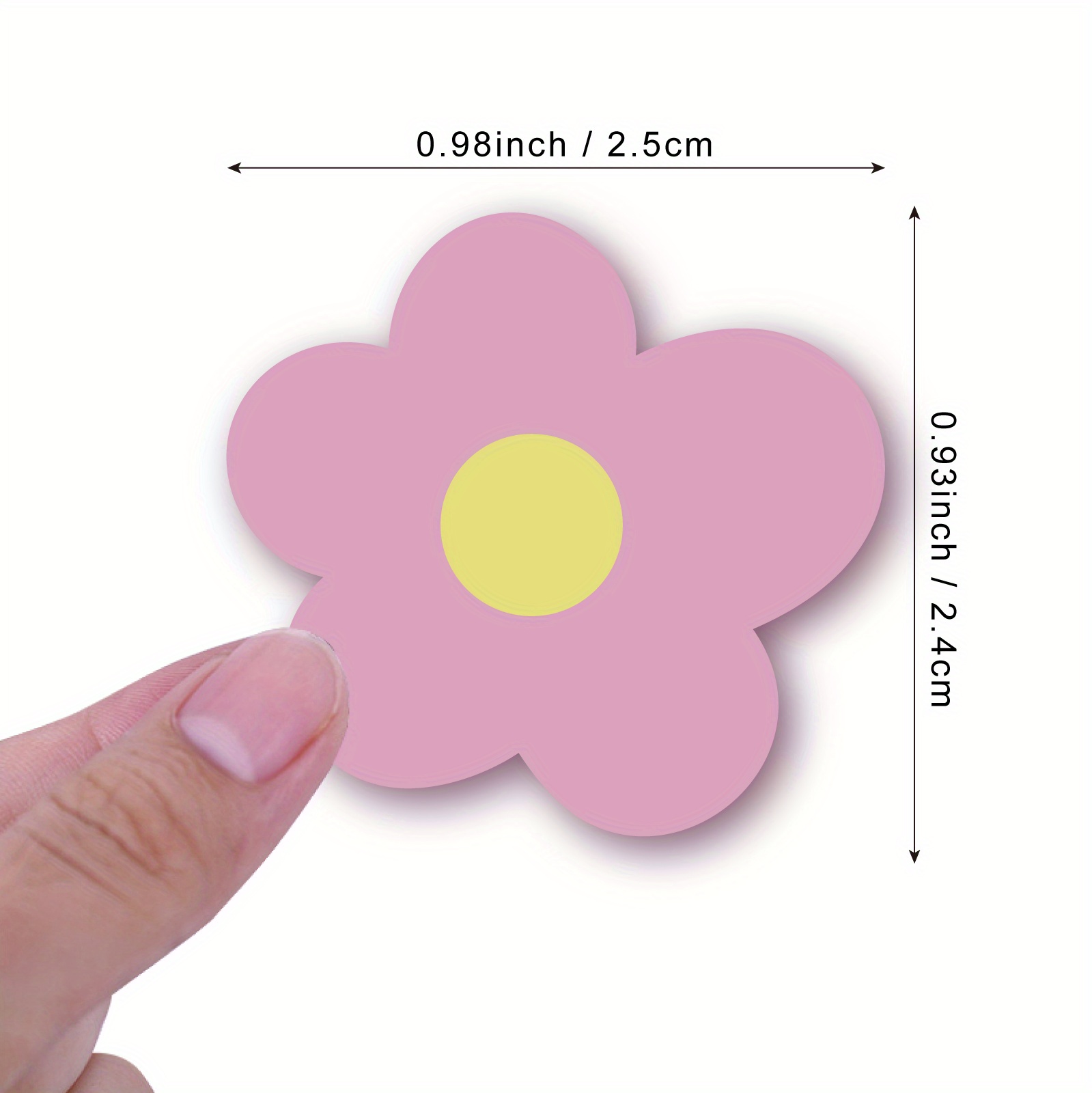 Aazon.co: 585 Ini Flower Stickers For Scrapbooking, Boho Tiny Cute
