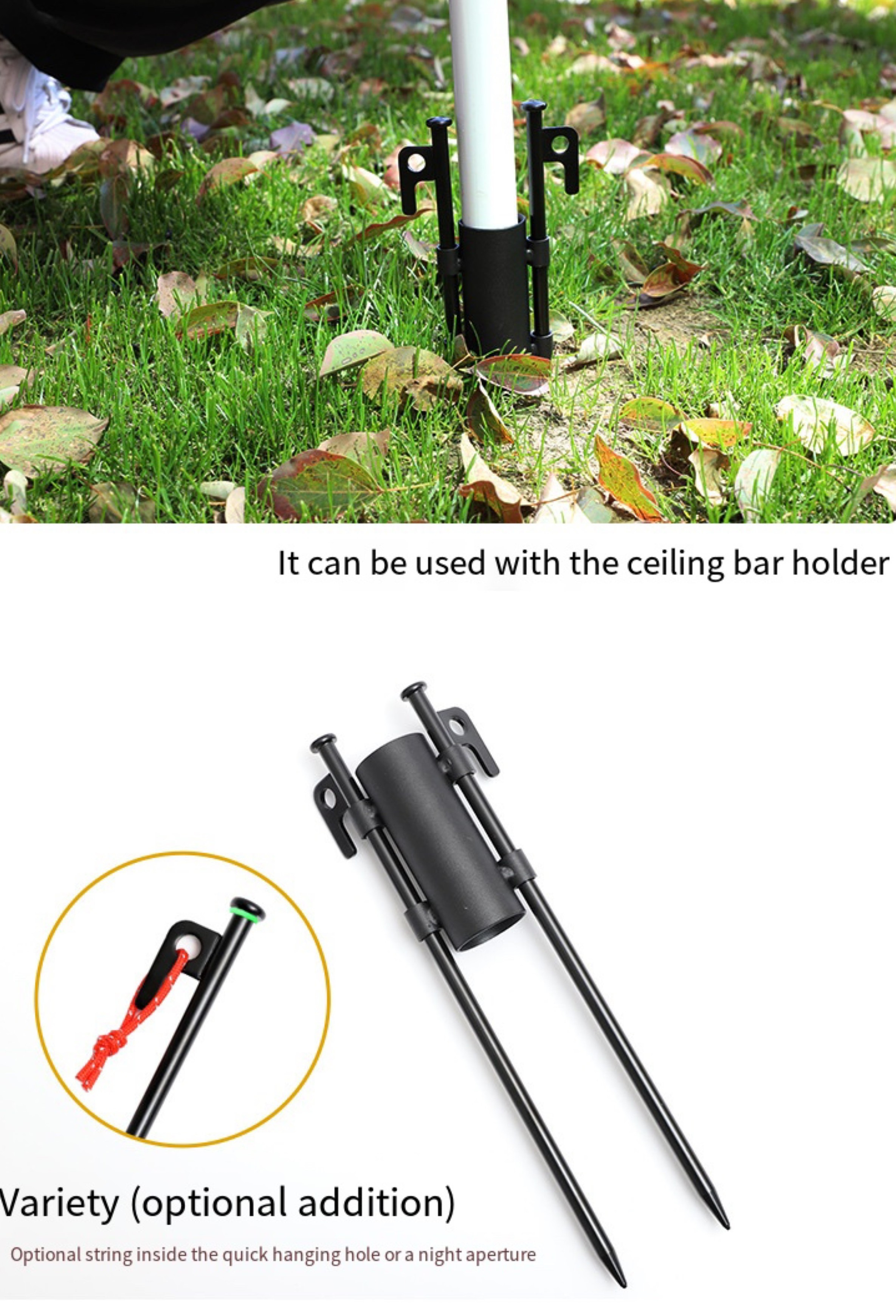 Heavy Duty Steel Tent Stakes For Camping And Beach, Extended Length For