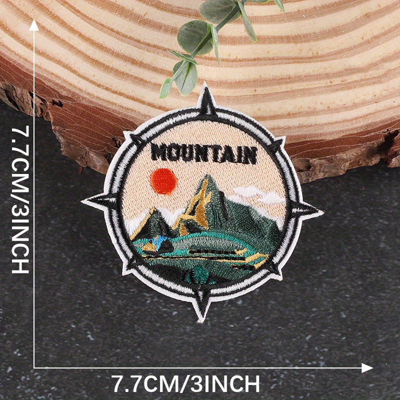 Buy Embroidered Patch Adventure Travel Patch Iron On Patches For Clothing  Mountains Space Nature Embroidery Patches Sticker Stripe Online - 360  Digitizing - Embroidery Designs