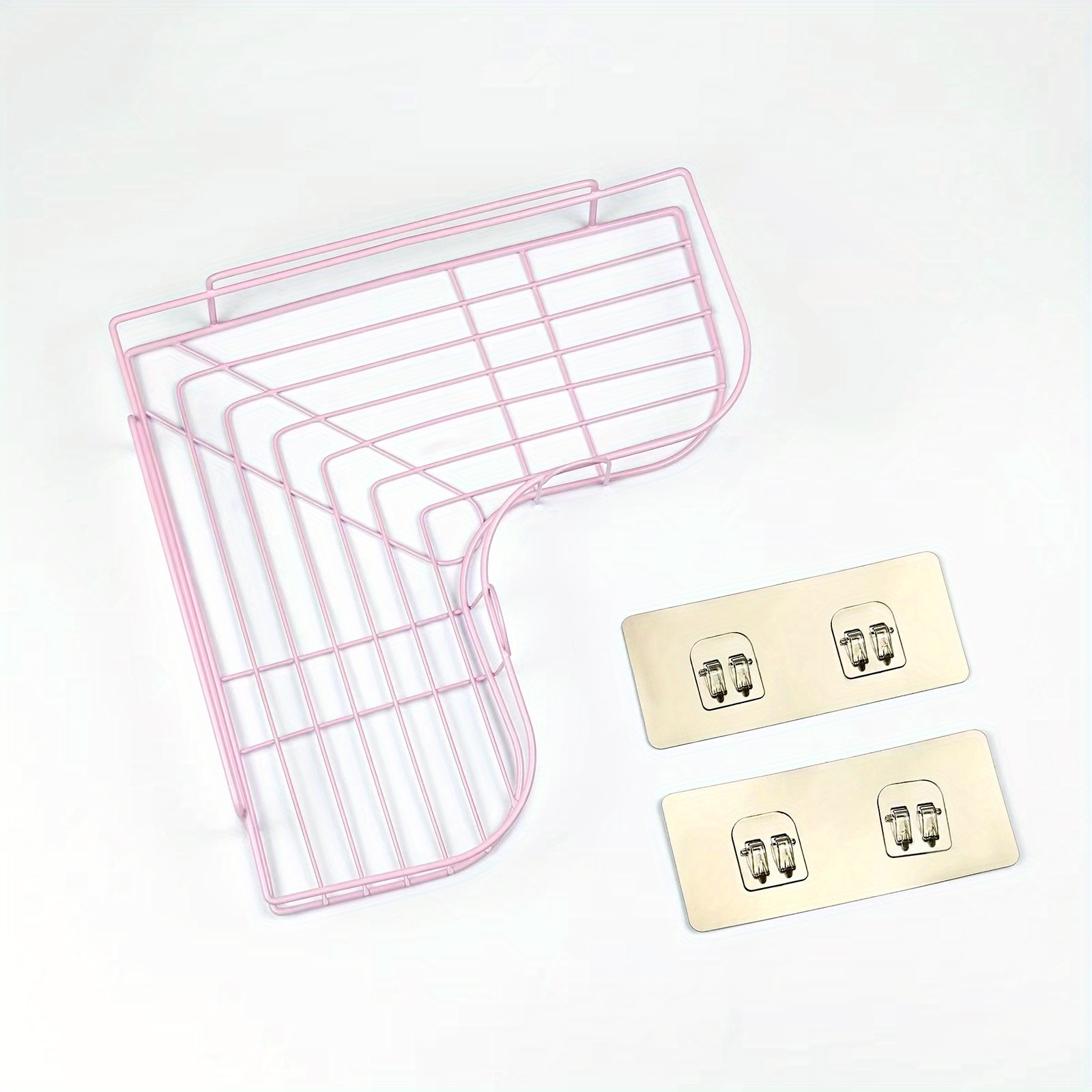 Perforated Transparent And Traceless Patch, Wall Mounted Self-adhesive  Patch, Shower Caddy Adhesive Replacement Stickers, Bathroom Accessories -  Temu