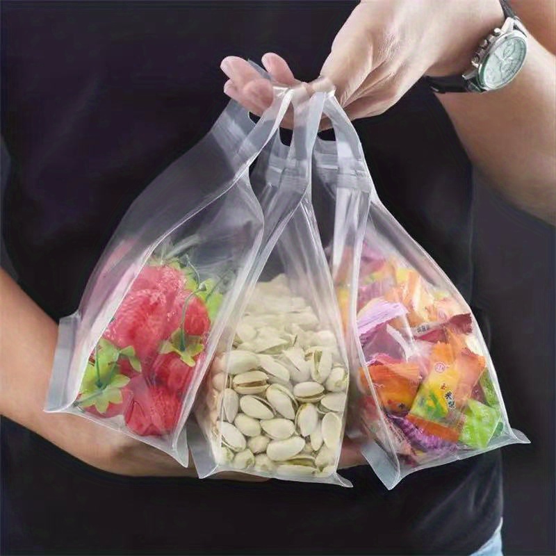Food Vacuum Compressed Bag Kitchen Organizer Vacuum Reusable Freezer Bags  with Transparent Sealed Kitchen Storage Bags