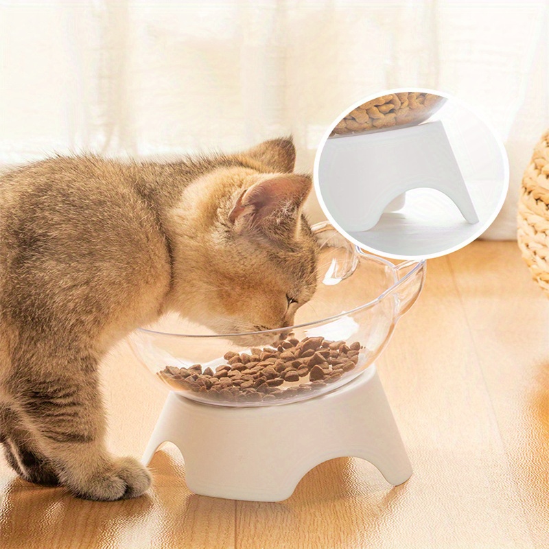 Cat Ear Shape Pet Feeding Bowl Neck Protection Prevents Neck Temu
