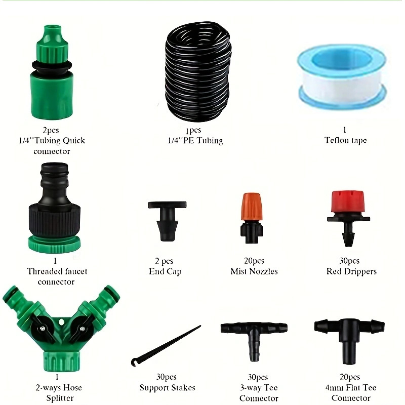 Automatic Drip Irrigation Kit Garden Watering Sprinkler Temu