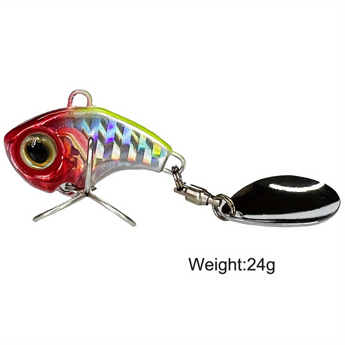 WALK FISH 1PCS Metal VIB Lures 5cm 10g Vivid Vibrations Spoon Lure Fishing  Bait Bass Artificial Hard Bait Cicada Lure VIB Bait