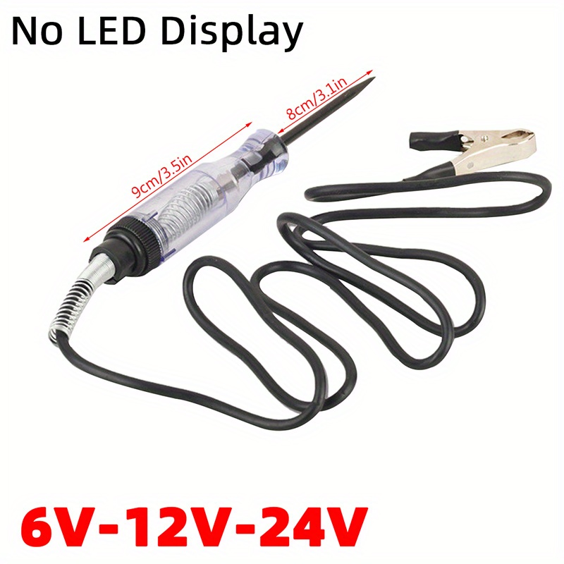 6v12v24v Car Test Current Pen Tester Voltage Test Pen Temu