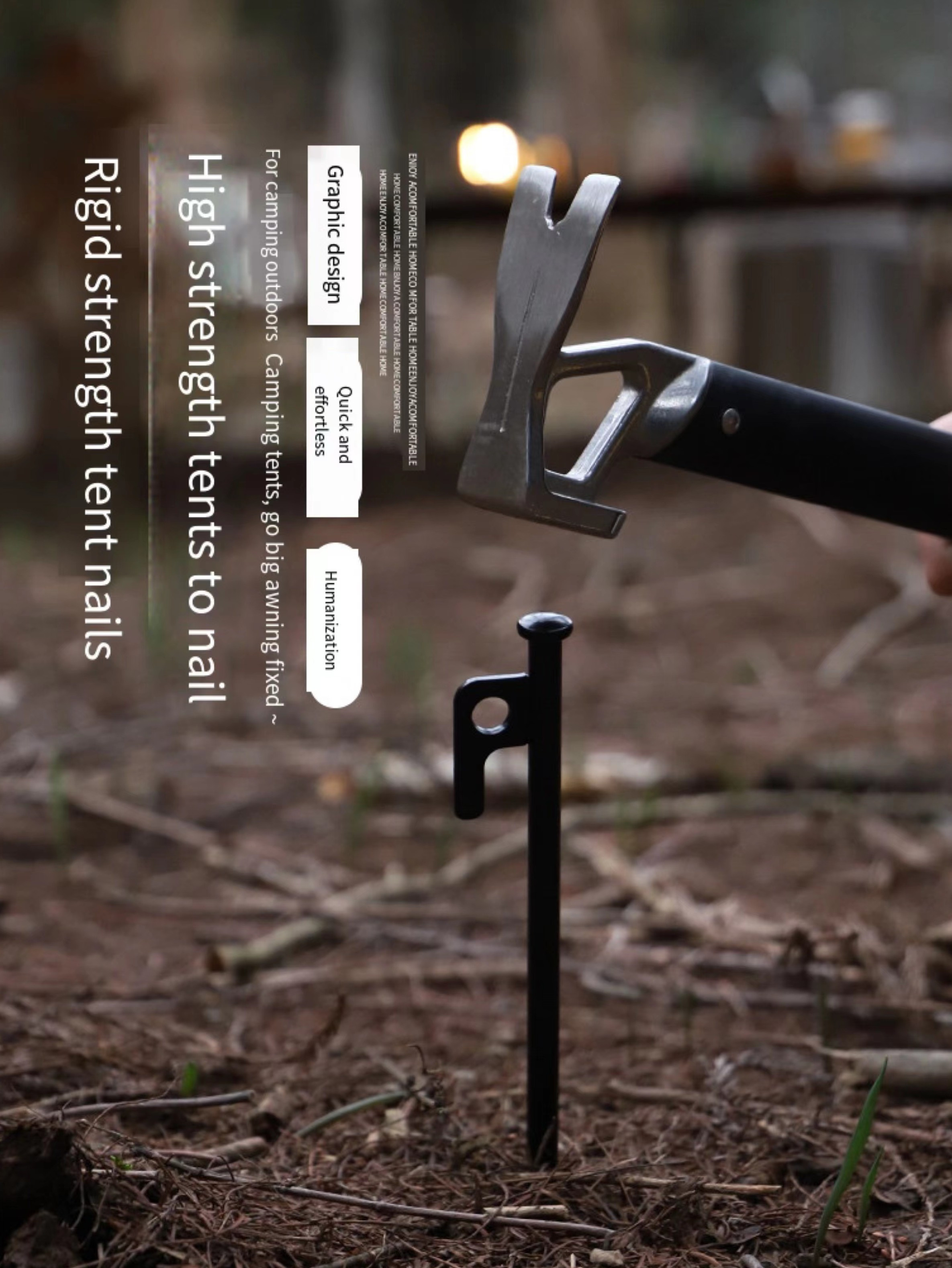 Heavy Duty Steel Tent Stakes For Camping And Beach, Extended Length For