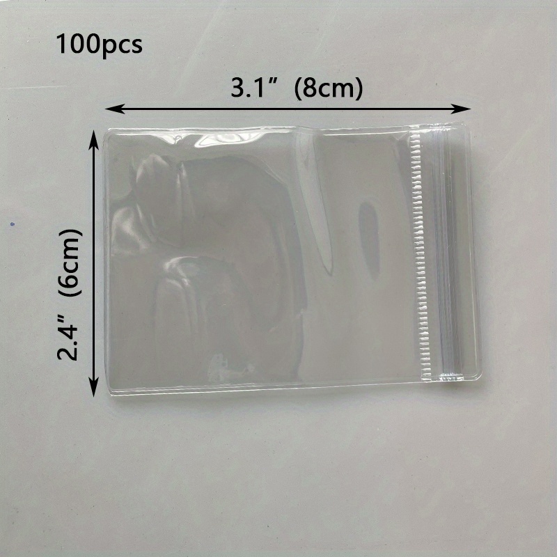 Transparent Zip Lock PVC Bags Jewelry Bag Pouches Anti-oxidation