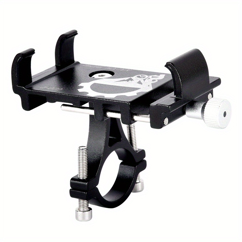 Universal Phone Mount, Aluminum Alloy Phone Holder For Bicycle Electric Scooter Mountain Bike Anti-slip Bracket Stand, Cycling Additions, Without Battery