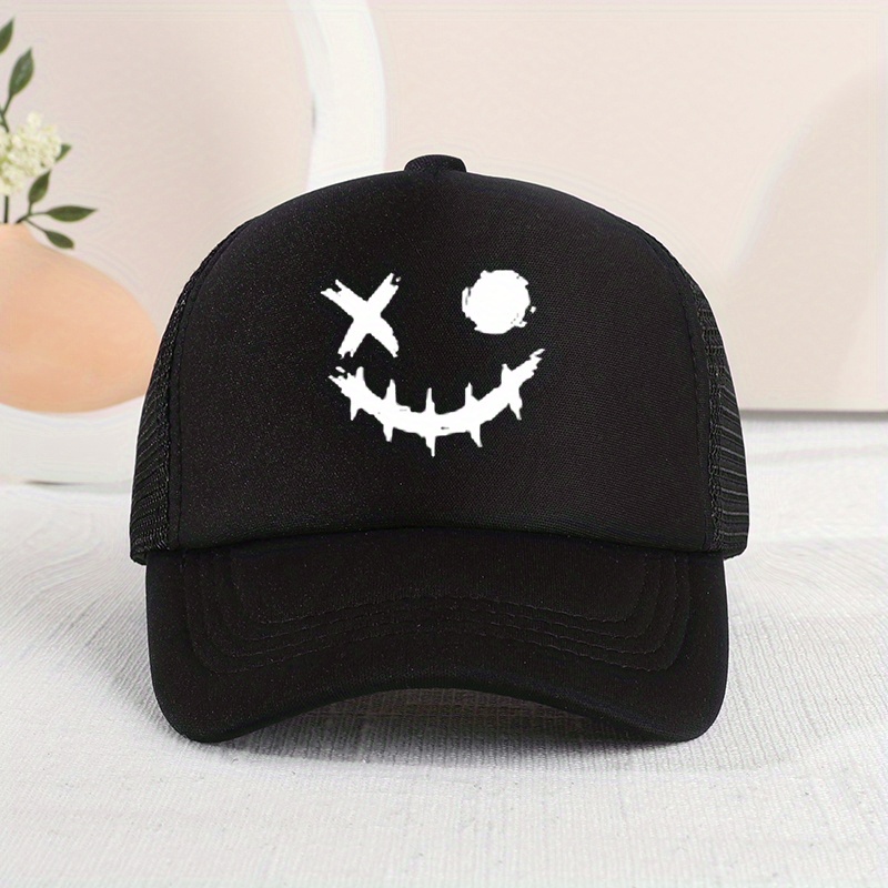 A 's -printed Mesh Baseball Cap, , Breathable, And Stylish Snapback Hat