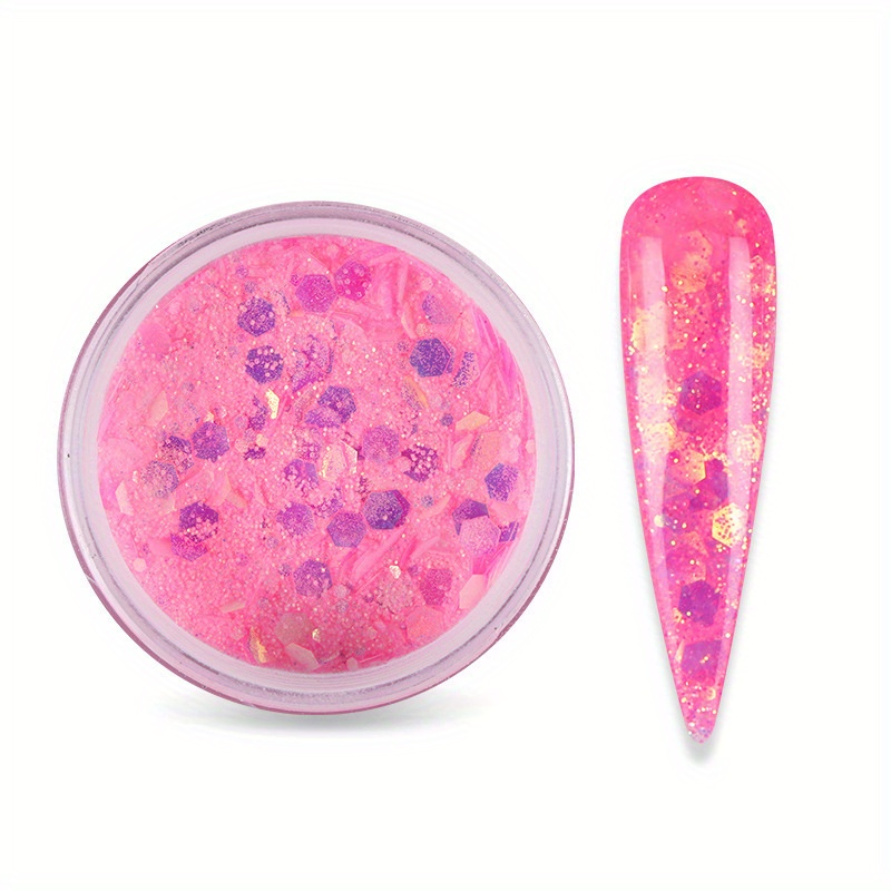 15g Nail Art Acrylic Crystal Powder with Glitter