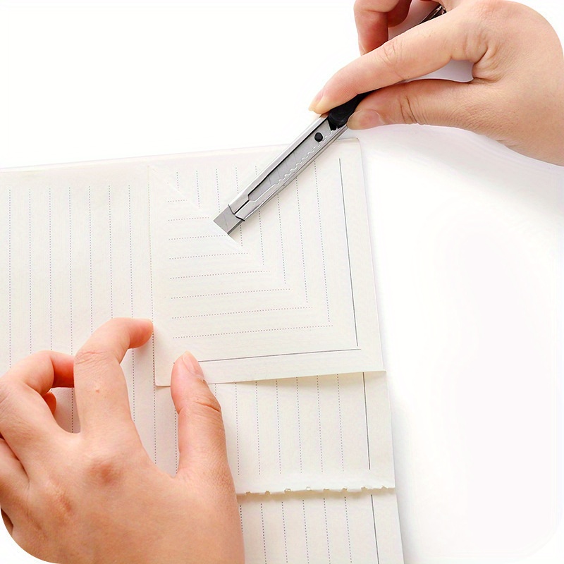 Metal Stainless Steel Retractable Paper Box Cutter Temu