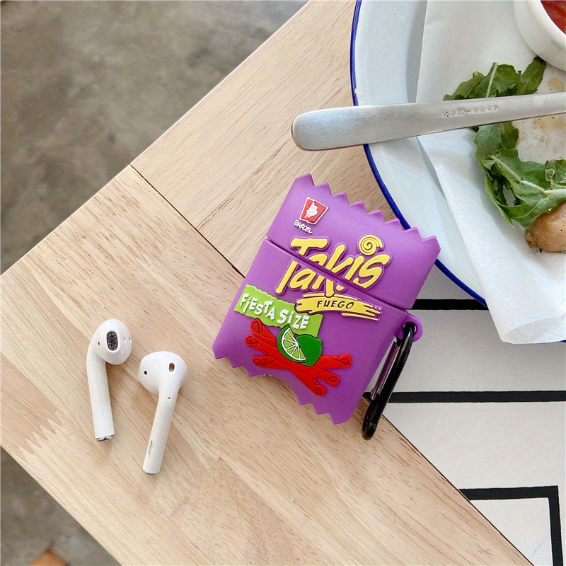 Cute Takis Design Soft Earphone Protection Case - Temu