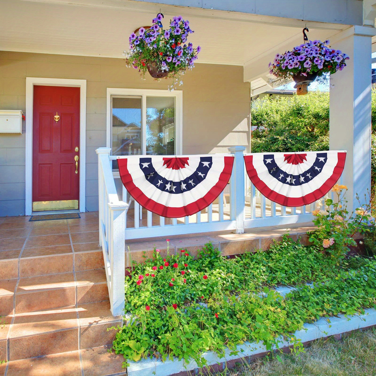 Show Your Patriotism With This American Pleated Fan Flag - Temu