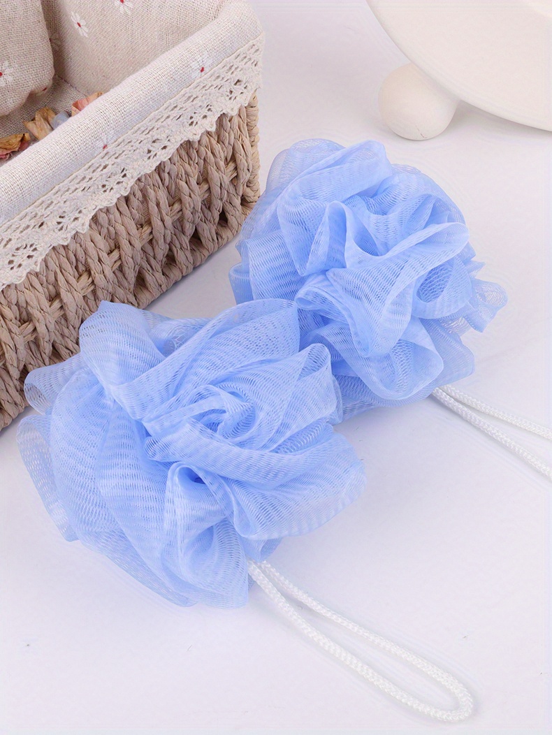 Shower Bath Ball Non loose Wash Bath Flower Mesh Ball Cute Temu