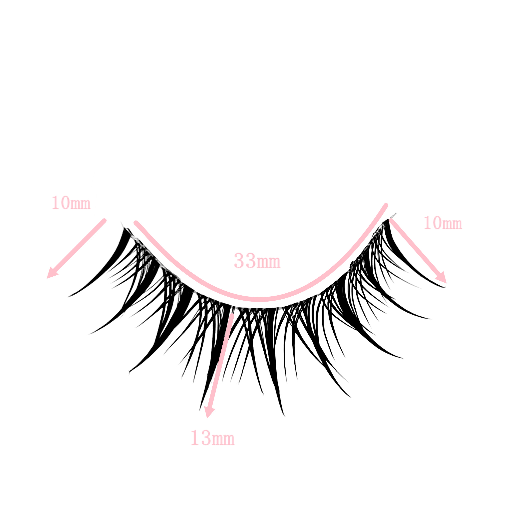 Manga Lashes , Clear Band Anime Lashes 4 Pack, Spiky Anime False Eyelashes  Natural Look, Japanese Lashes Looks Like Cluster Manga Lashes Individual,  Reusable Cosplay Wispy Strip Eyelashes, Mikiwi A01 