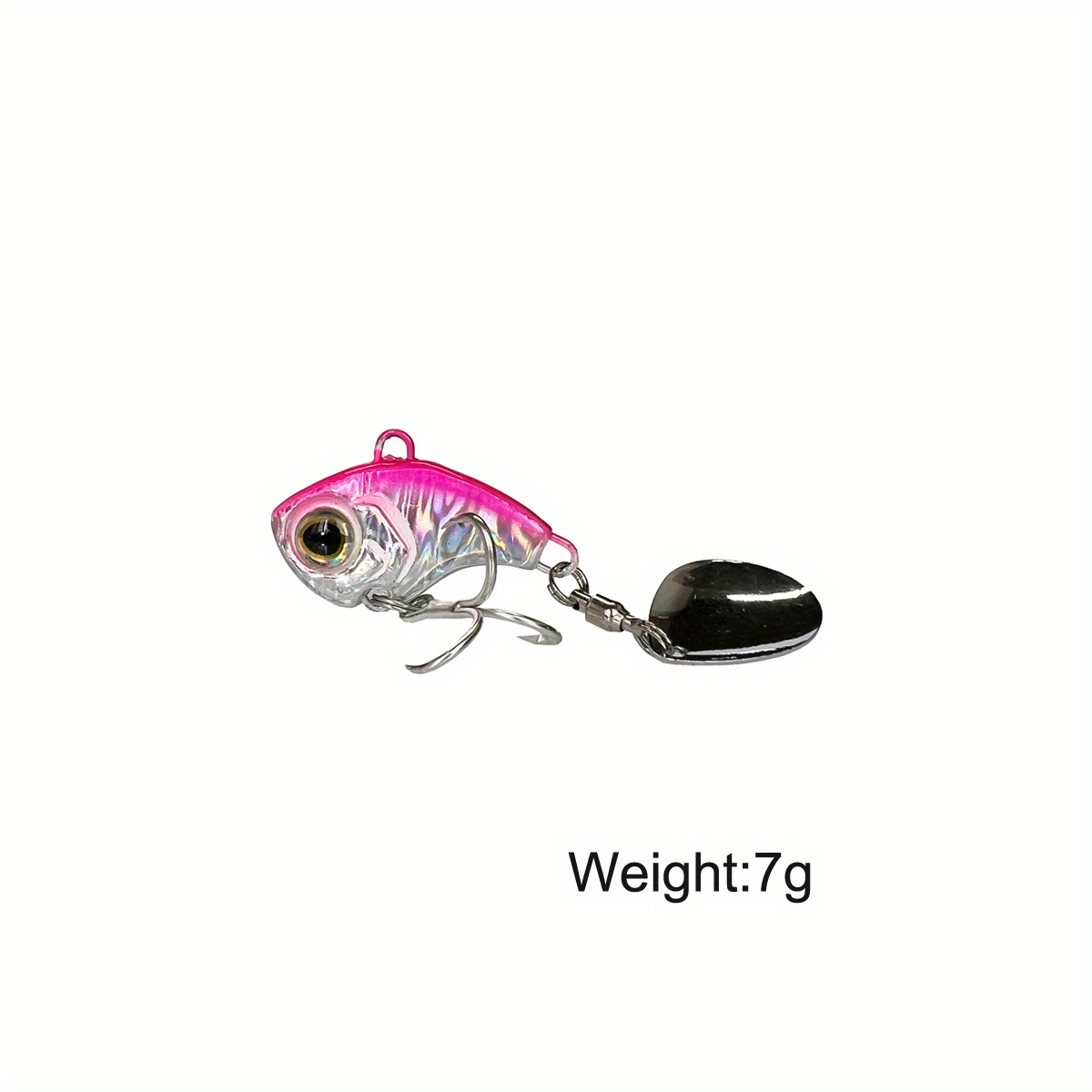  NORIES Metal Vibration TG Jaca Blade 2.2 inches (57 mm), 0.4  oz (12 g), Real Shrimp #144 : Sports & Outdoors