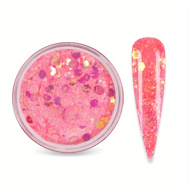 15g Nail Art Acrylic Crystal Powder with Glitter