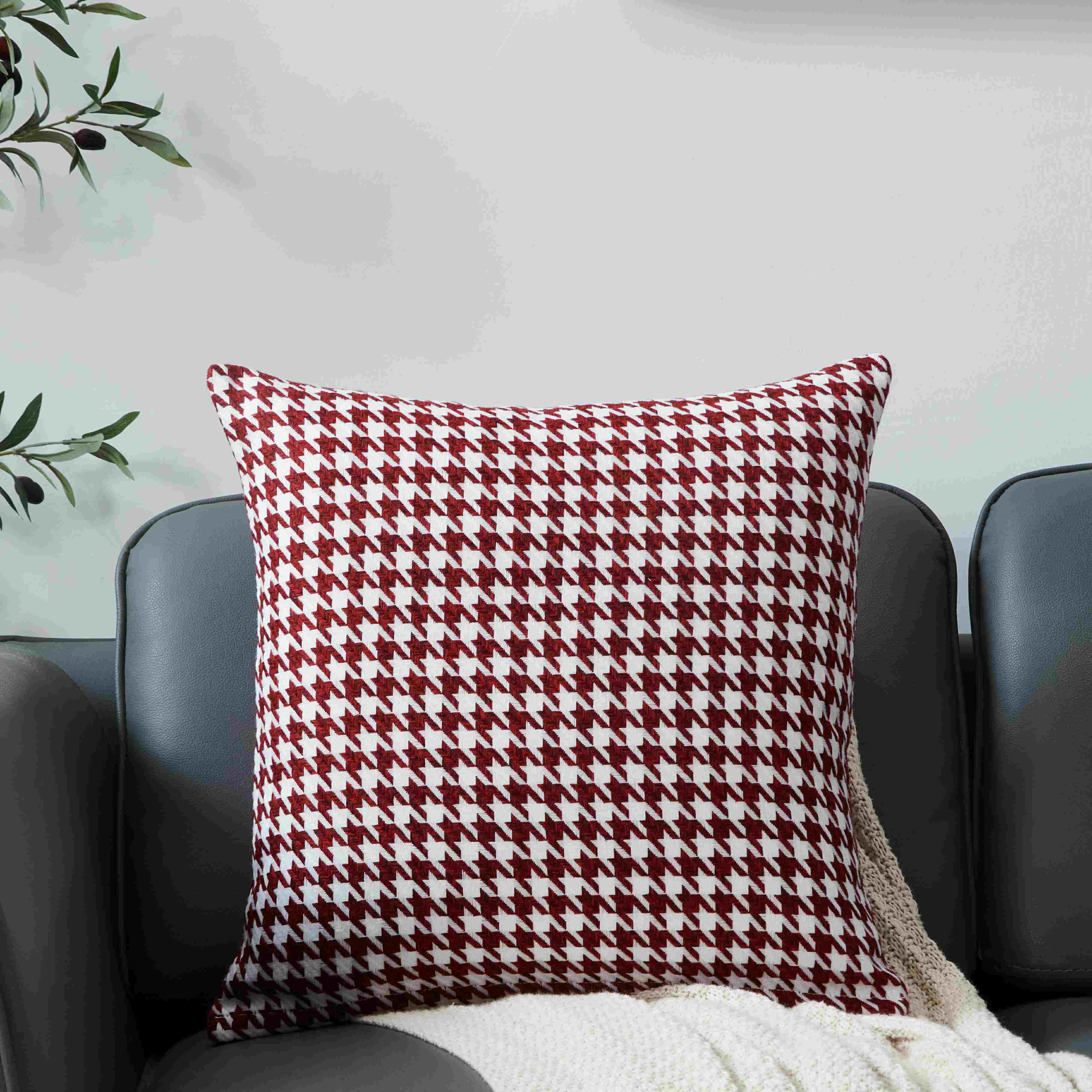 Houndstooth on sale throw pillows