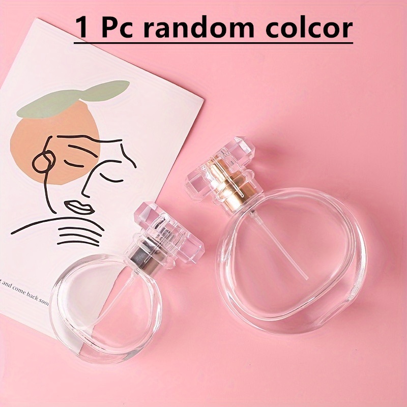 Perfume Bottle Atomizer Translucent Glass Art Refillable For 100ml