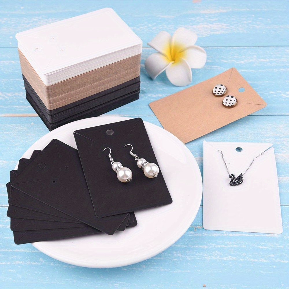 Square Blank Paper Cards For Earring Display Holder Card 6 - Temu