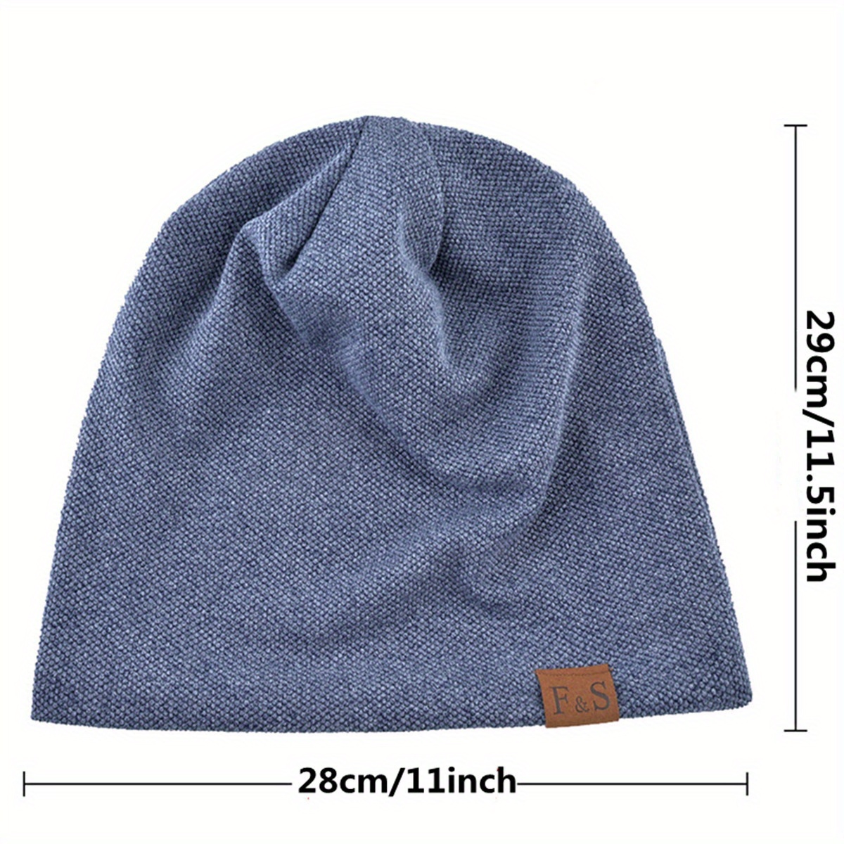 Spring Warm Beanies Knitted Solid Casual Brand Soft Knitting For Men And Women, Ideal Choice For Gifts details 5